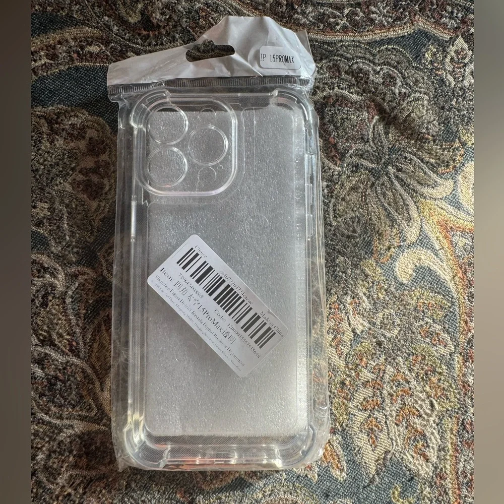 New Clear Plastic Cell Phone Case With Bumper Guards And Camera Protection